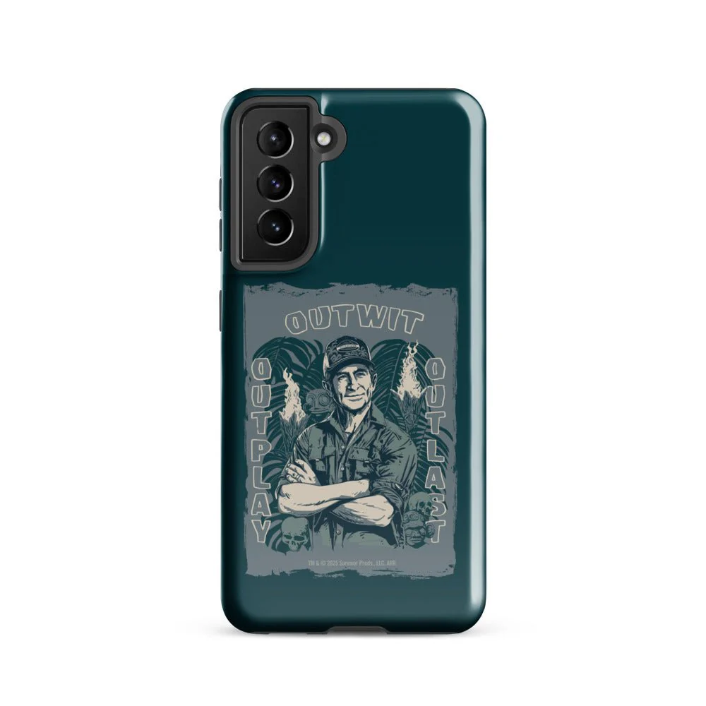 Survivor Samsung Tough Case Jeff Tribal Outwit. Outplay. Outlast. - Image 40