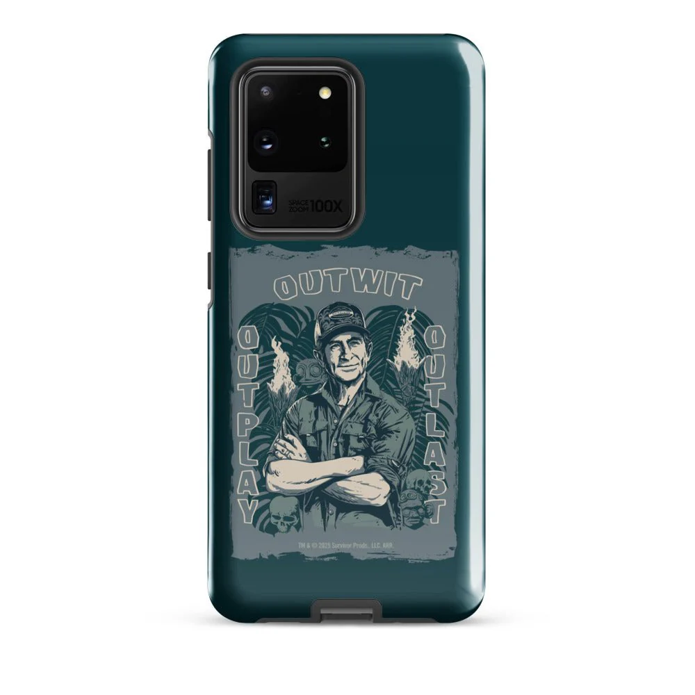Survivor Samsung Tough Case Jeff Tribal Outwit. Outplay. Outlast. - Image 43