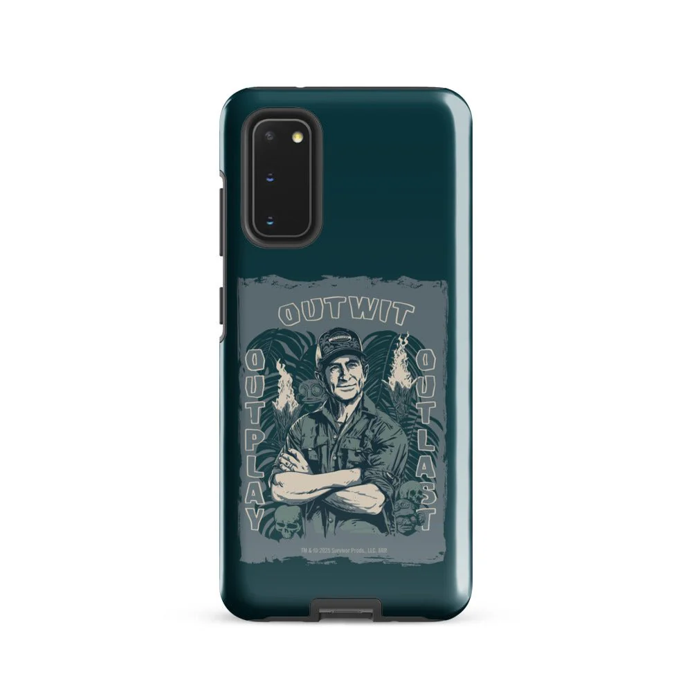 Survivor Samsung Tough Case Jeff Tribal Outwit. Outplay. Outlast. - Image 49