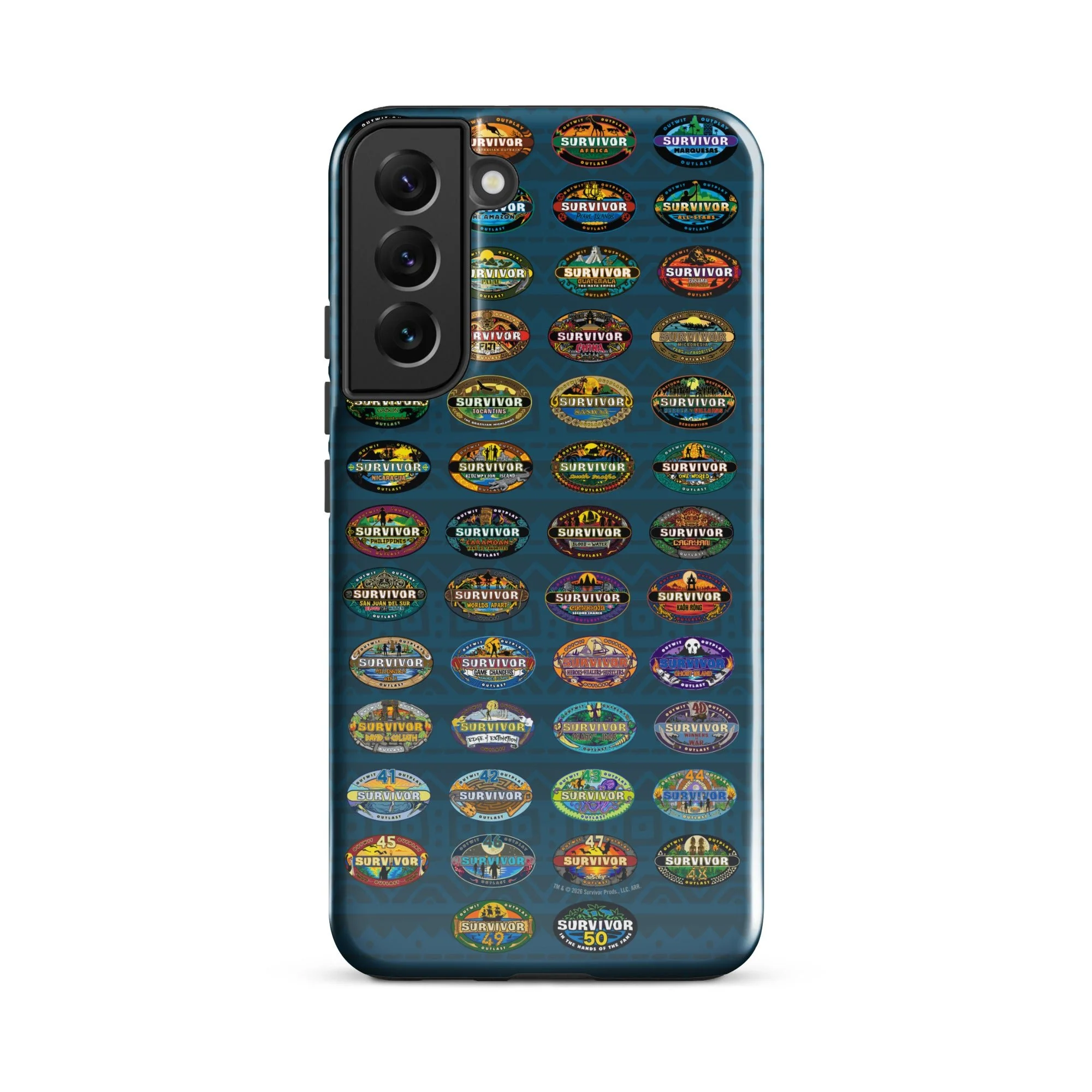 Survivor Samsung Tough Phone Case 50 Seasons Logo - Image 10