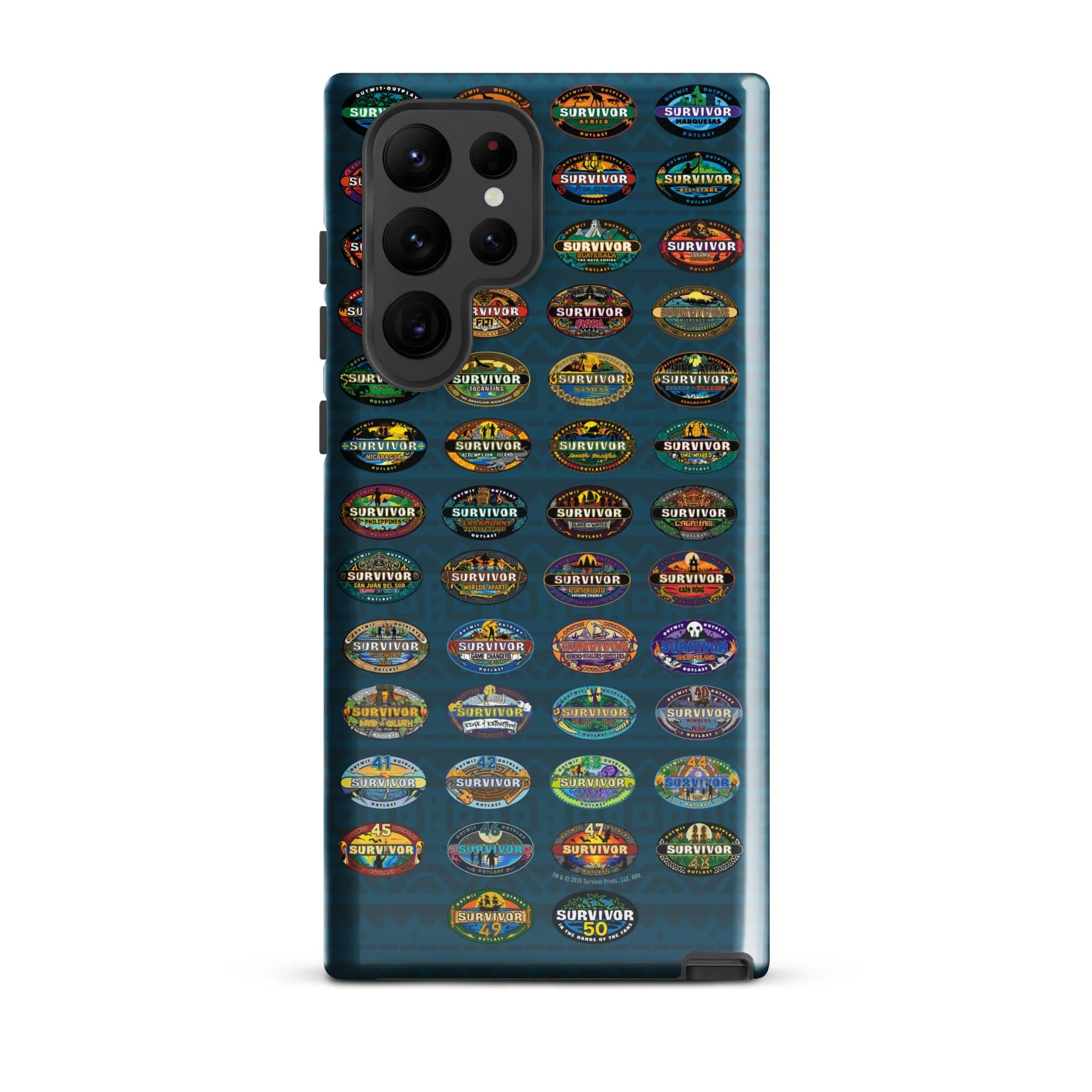 Survivor Samsung Tough Phone Case 50 Seasons Logo - Image 11