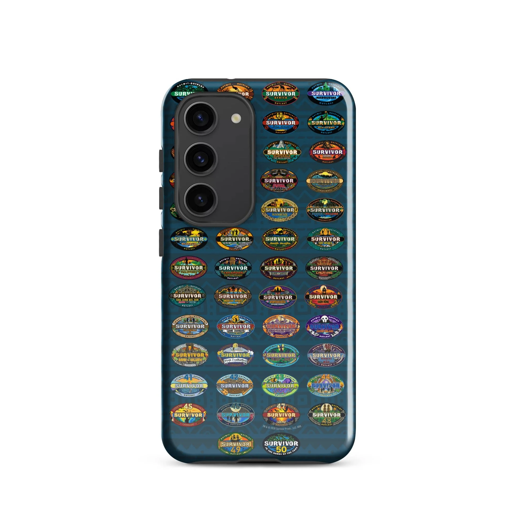 Survivor Samsung Tough Phone Case 50 Seasons Logo - Image 12
