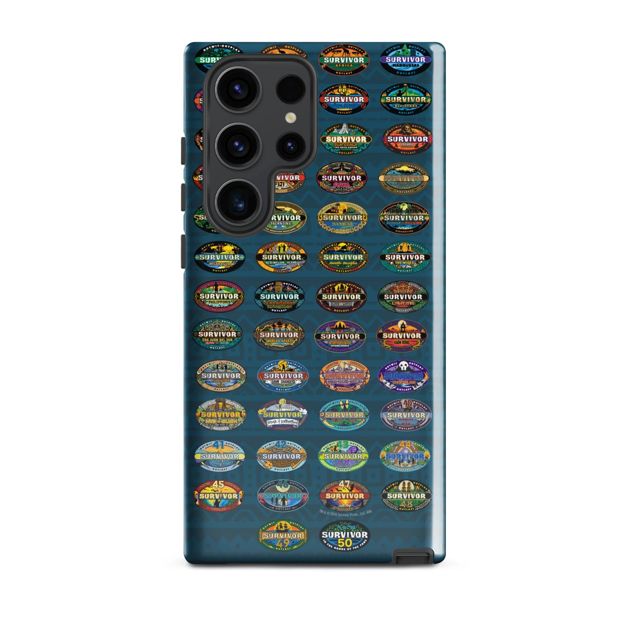 Survivor Samsung Tough Phone Case 50 Seasons Logo - Image 14