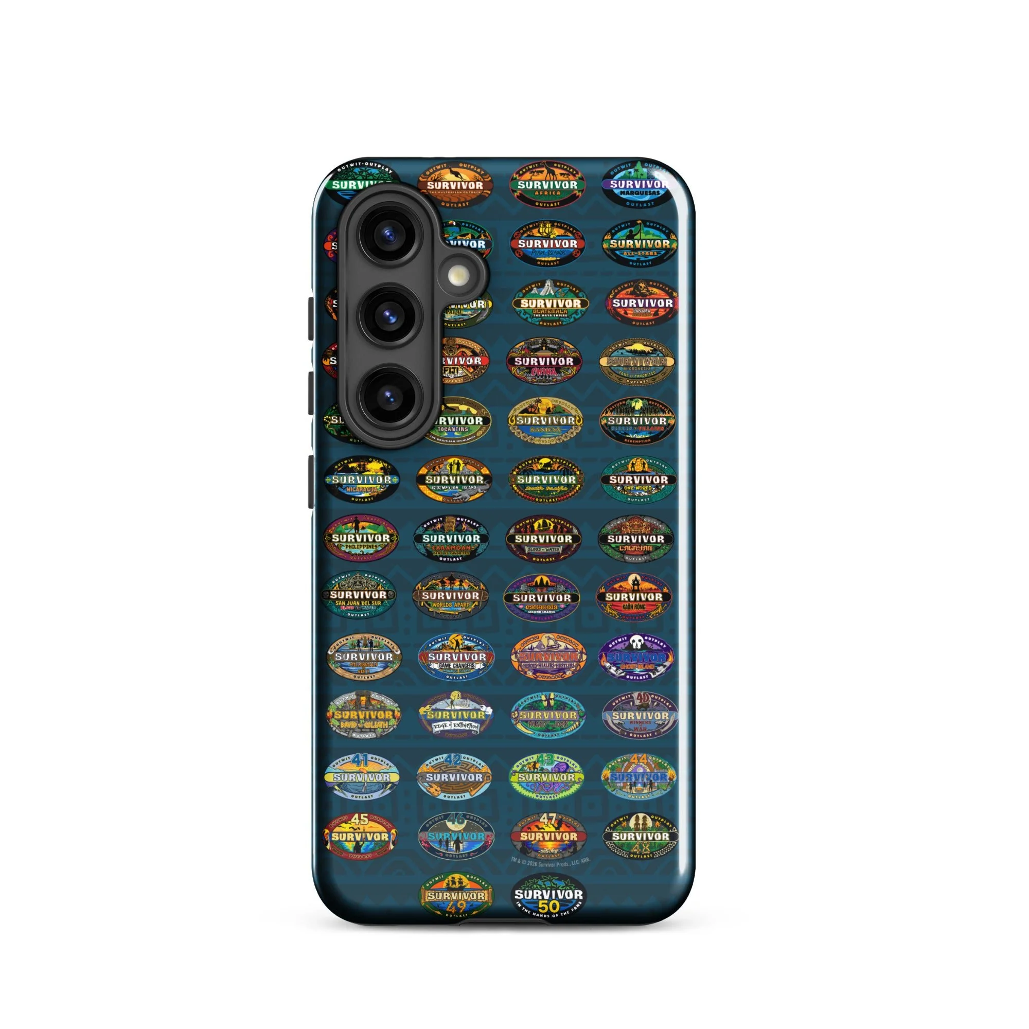 Survivor Samsung Tough Phone Case 50 Seasons Logo - Image 15