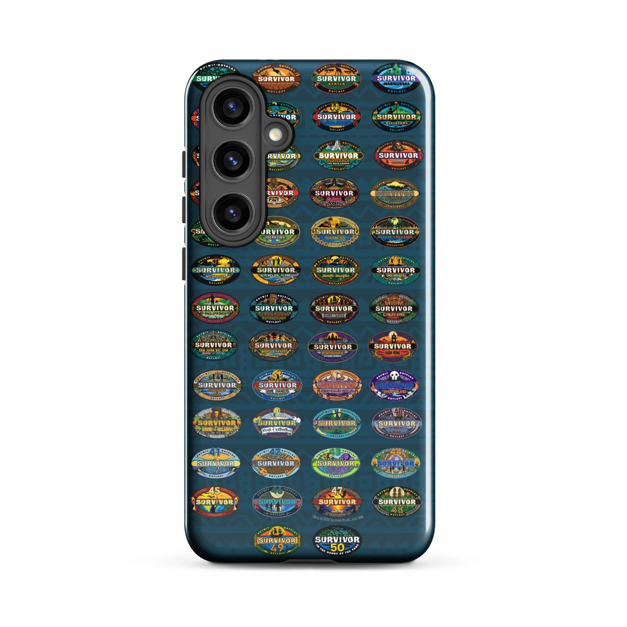 Survivor Samsung Tough Phone Case 50 Seasons Logo - Image 16