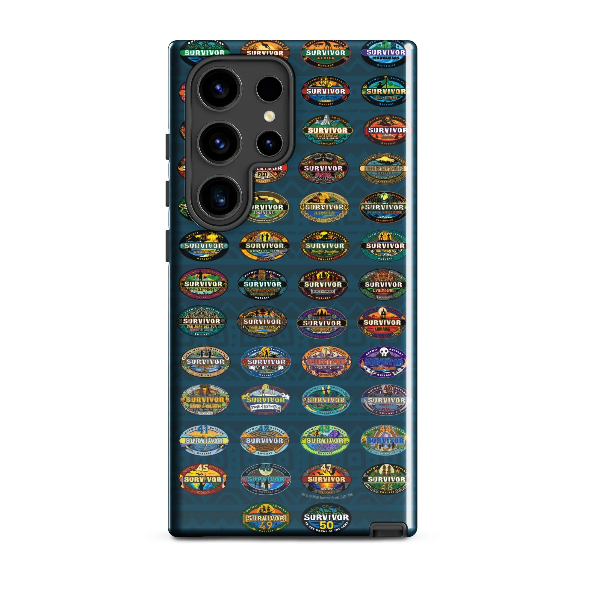 Survivor Samsung Tough Phone Case 50 Seasons Logo - Image 17