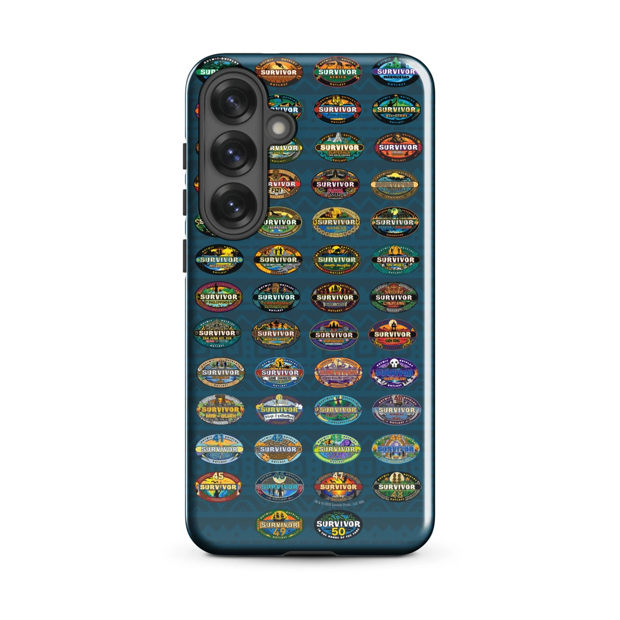 Survivor Samsung Tough Phone Case 50 Seasons Logo - Image 19