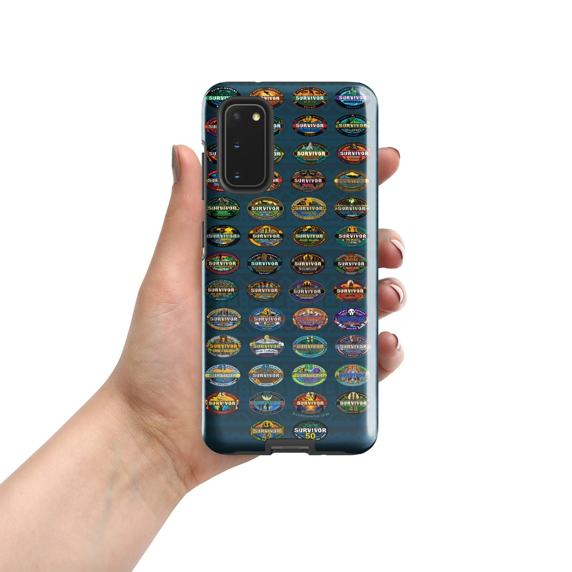 Survivor Samsung Tough Phone Case 50 Seasons Logo - Image 22