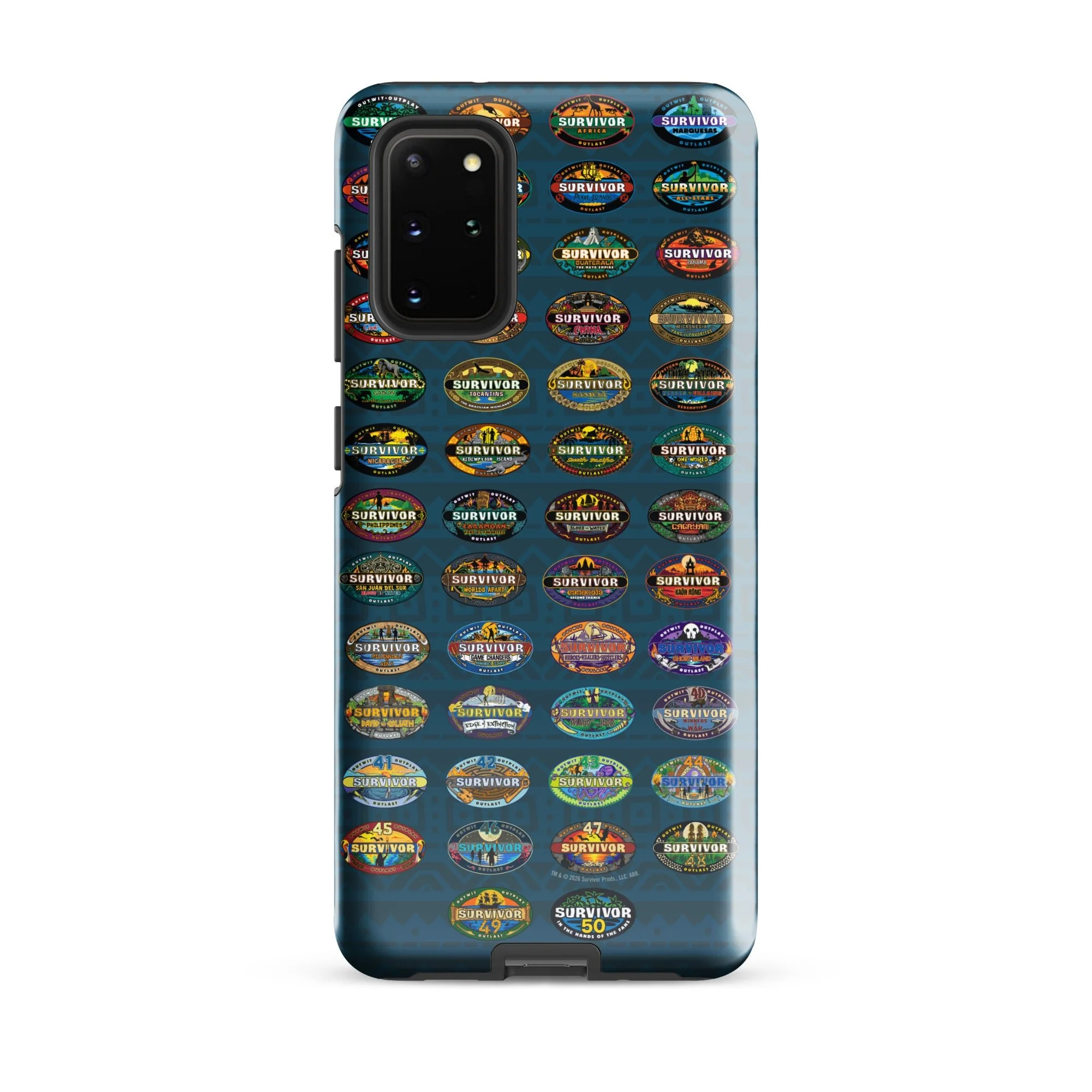 Survivor Samsung Tough Phone Case 50 Seasons Logo - Image 3