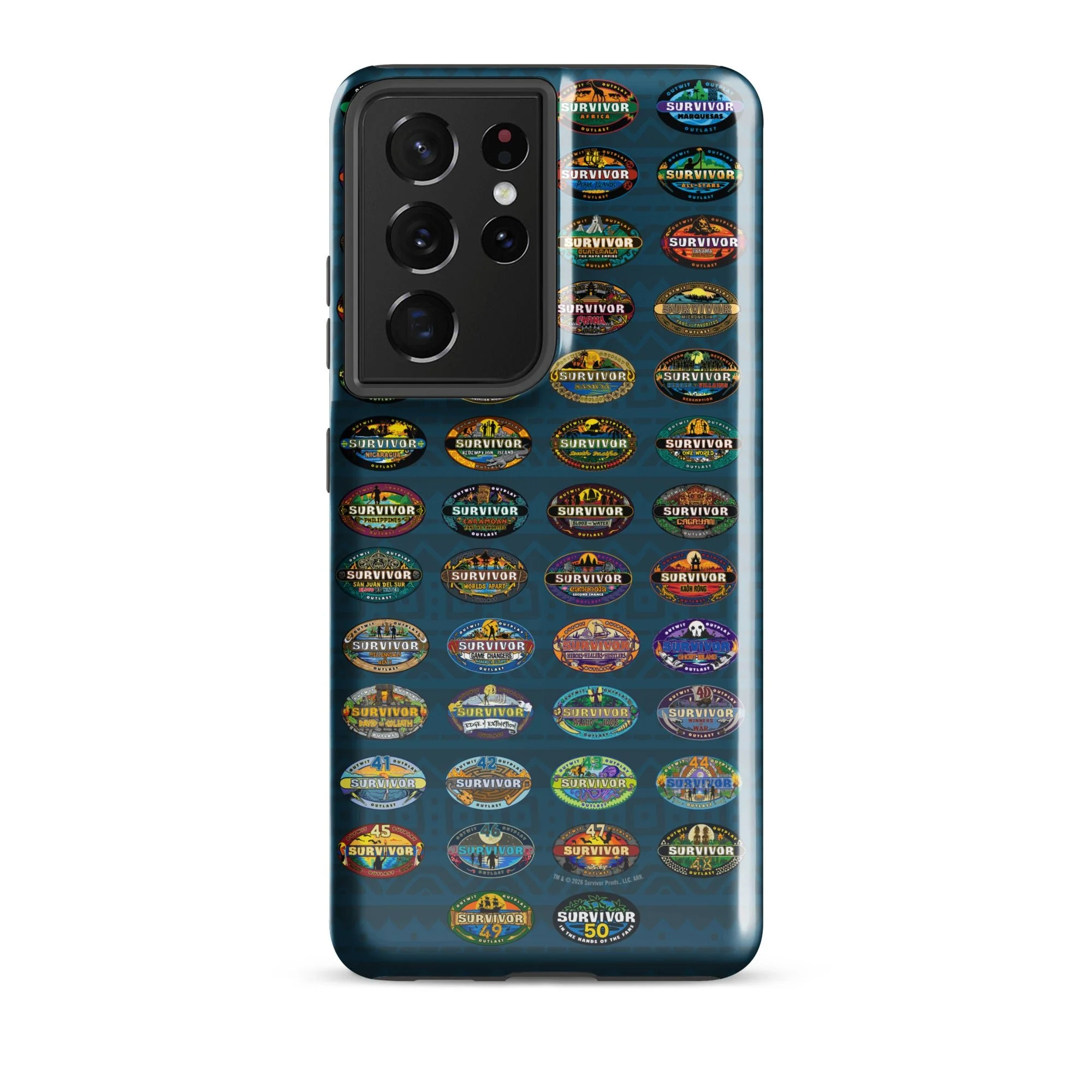 Survivor Samsung Tough Phone Case 50 Seasons Logo - Image 7
