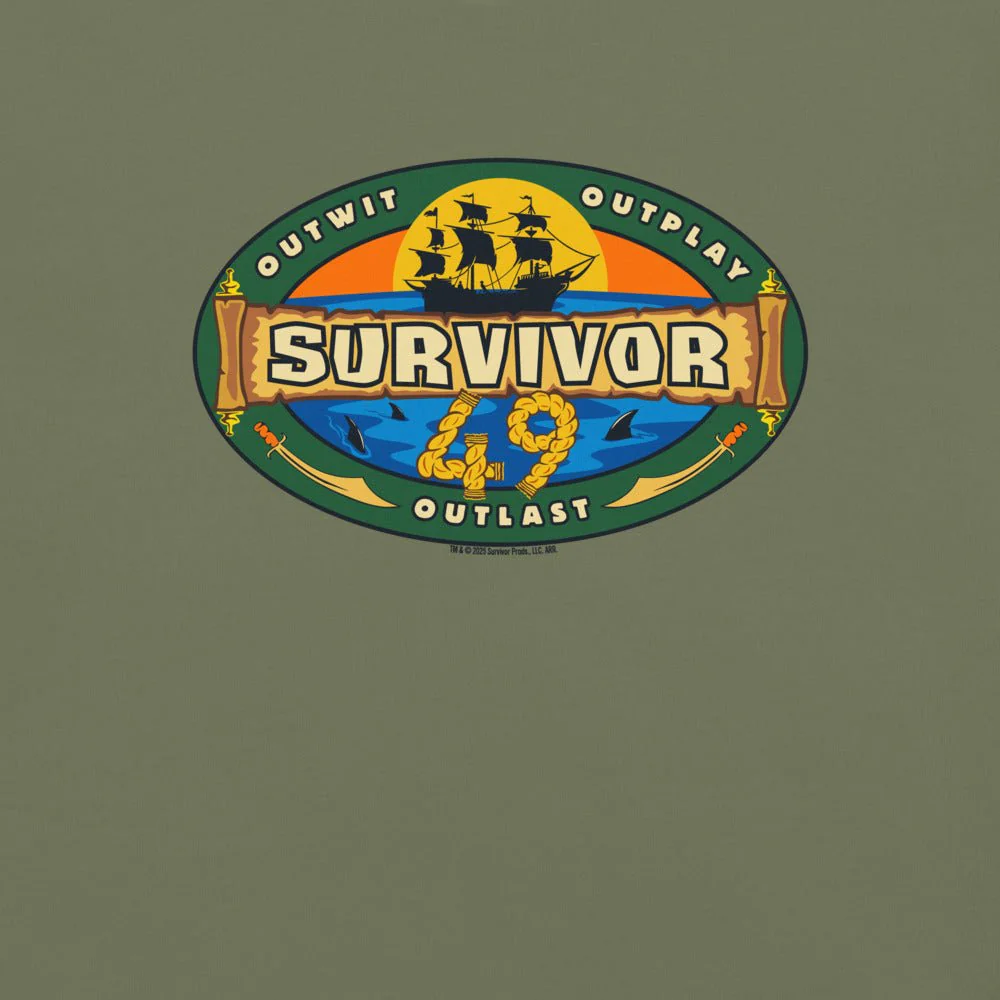Survivor Season 49 Logo Comfort Colors Unisex T-Shirt - Image 12