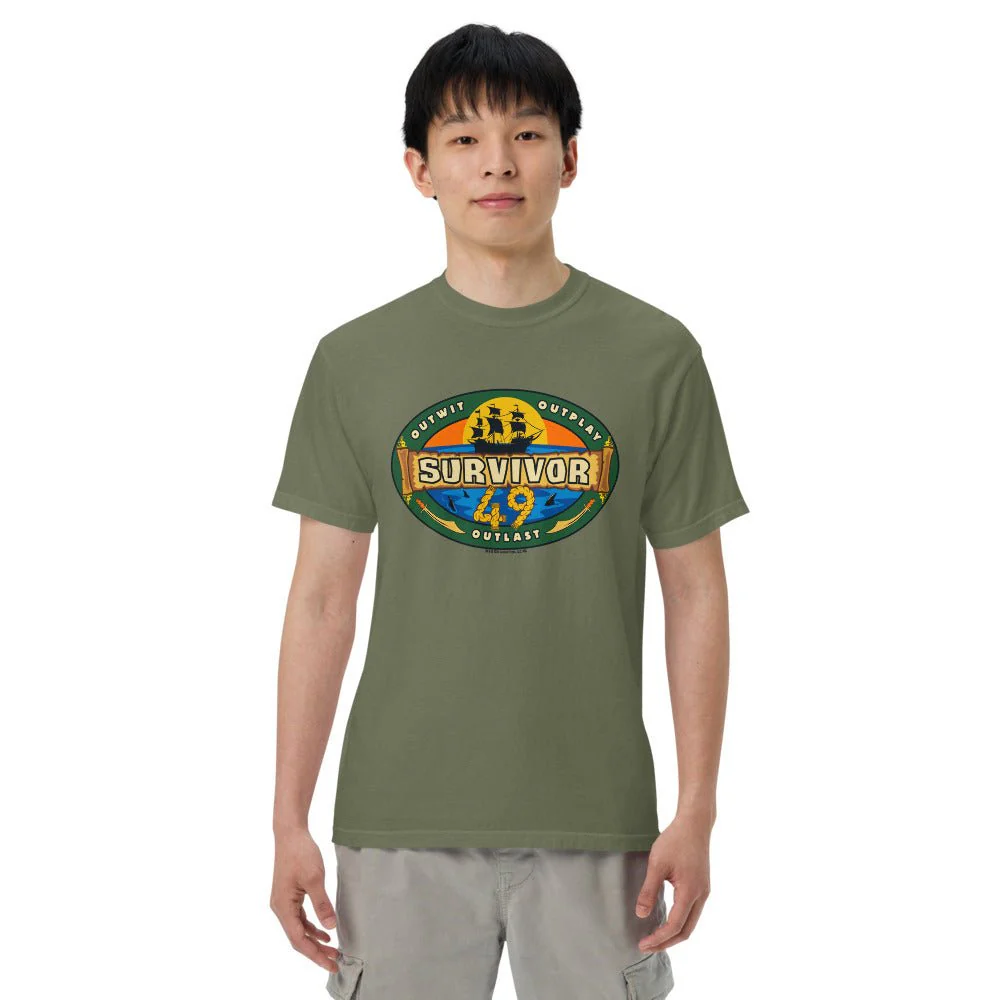 Survivor Season 49 Logo Comfort Colors Unisex T-Shirt - Image 13