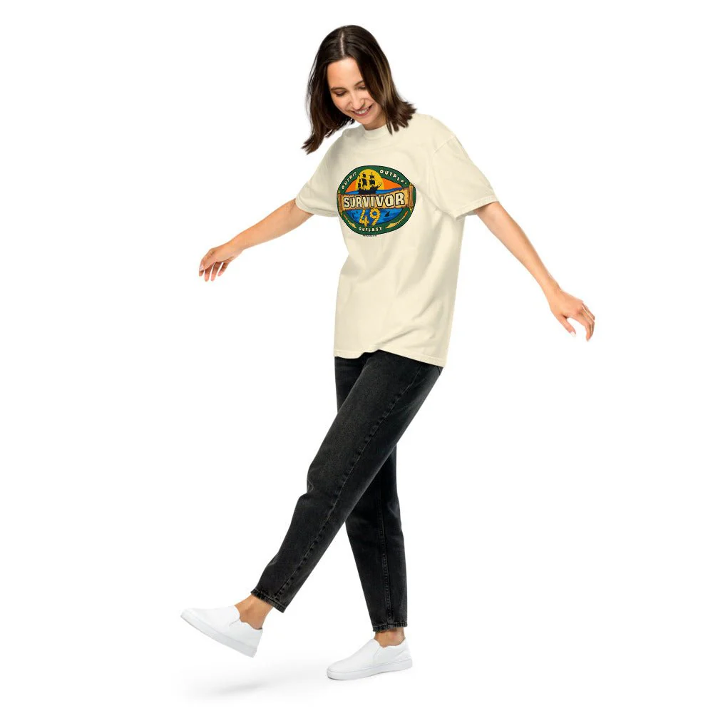 Survivor Season 49 Logo Comfort Colors Unisex T-Shirt - Image 8