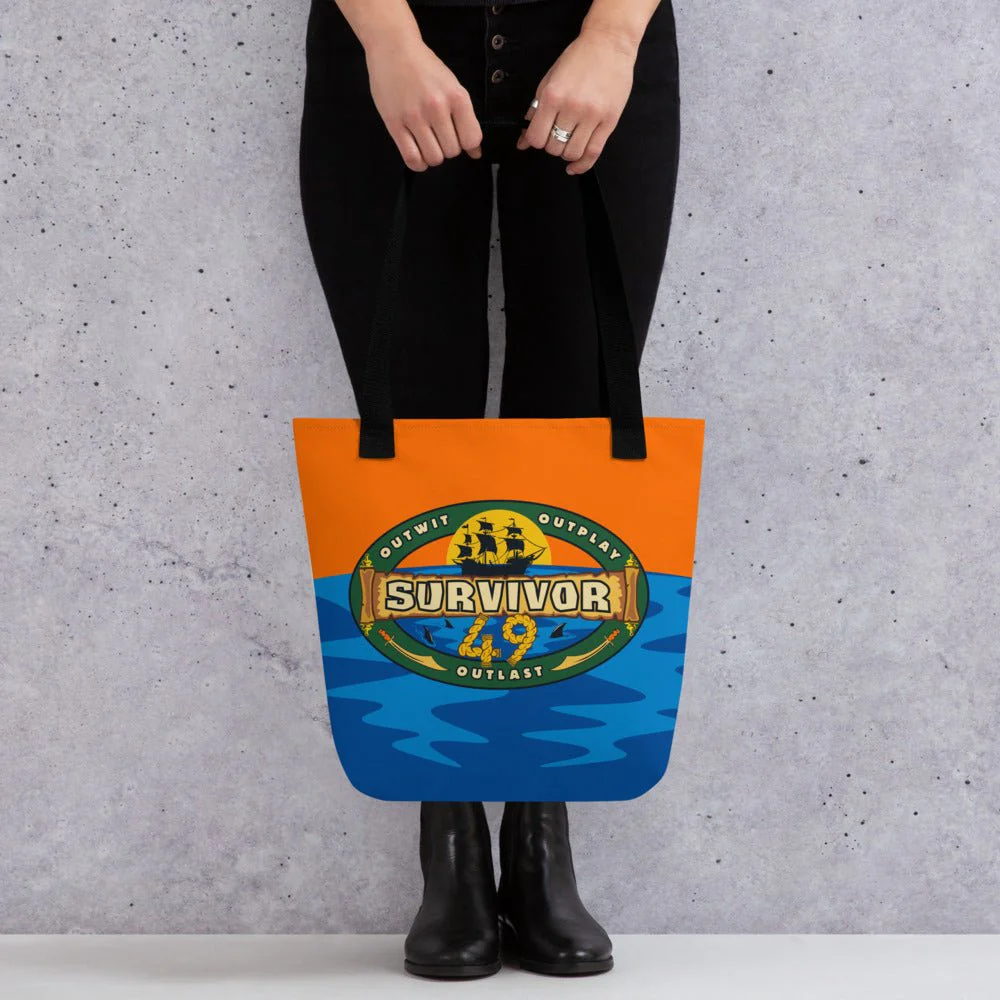 Survivor Season 49 Logo Premium Tote Bag - Image 2