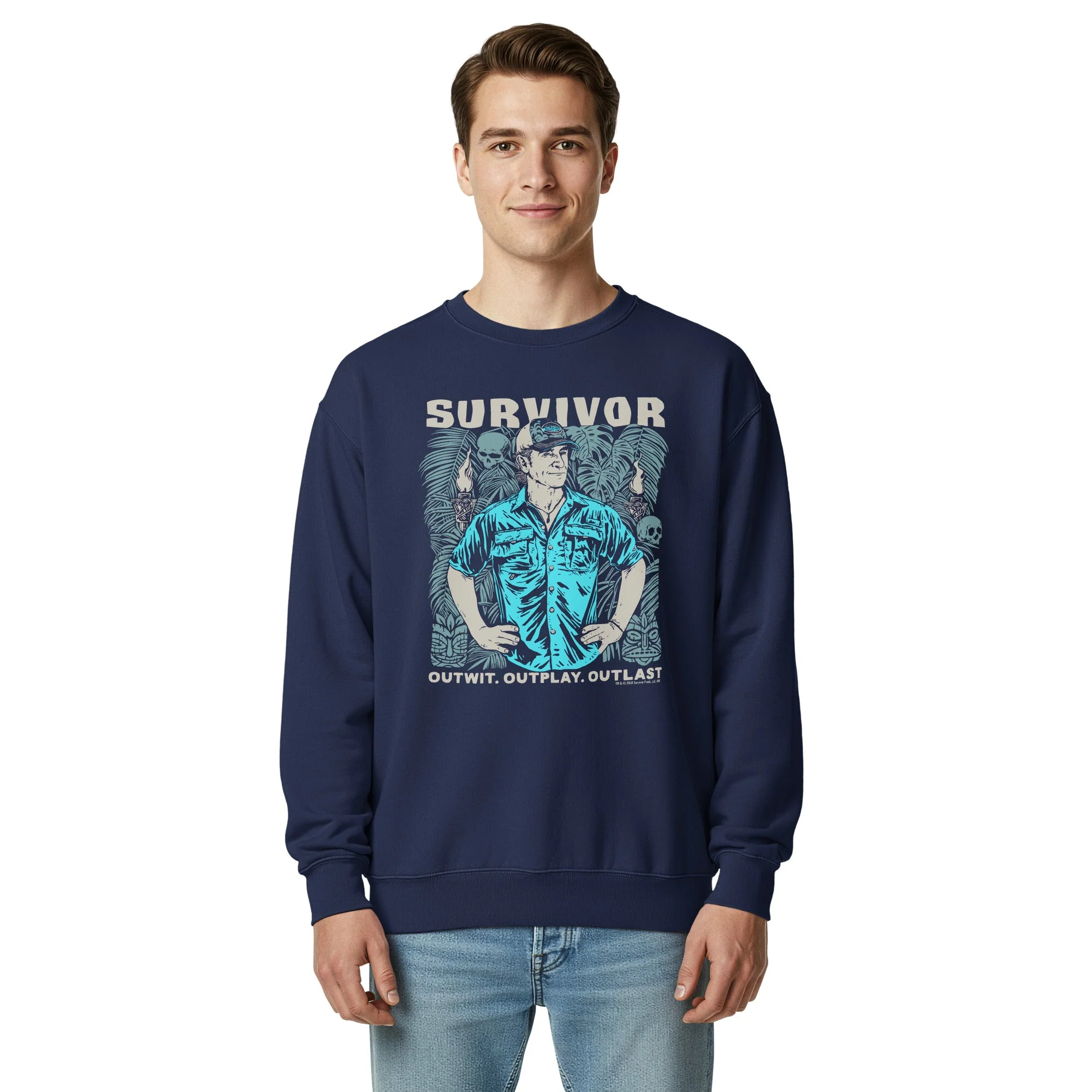 Survivor Sweatshirt Jeff Outwit. Outplay. Outlast. - Image 2