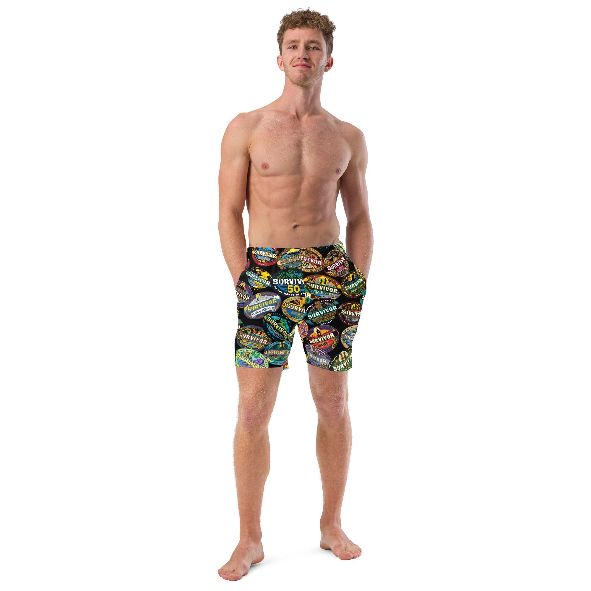 Survivor Swim Trunks Logo Toss - Image 3