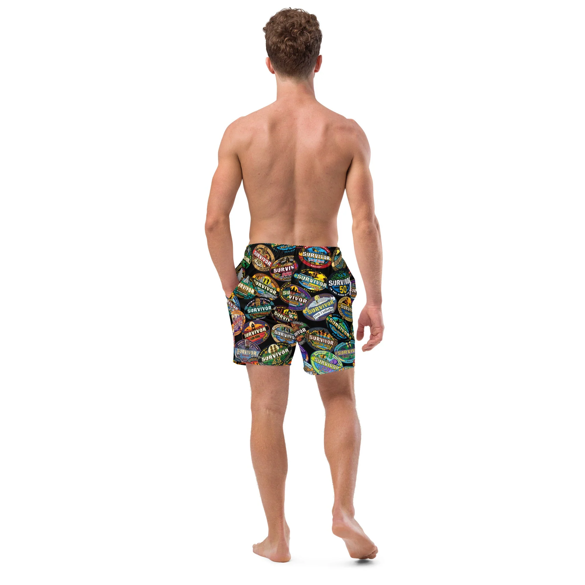 Survivor Swim Trunks Logo Toss - Image 4