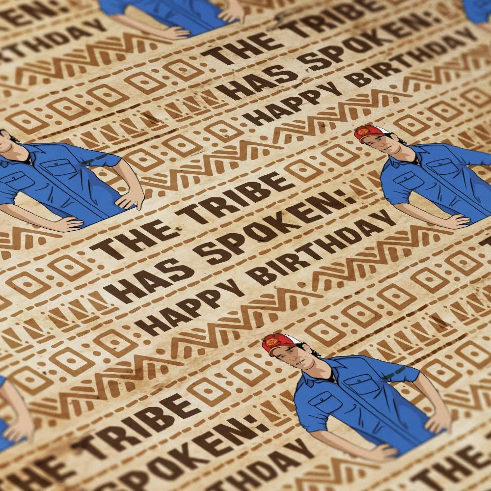 Survivor The Tribe Has Spoken Wrapping Paper - Image 2