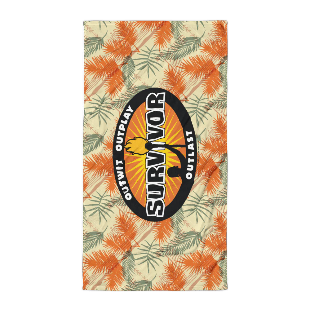 Survivor Tribal Print Beach Towel - Image 2