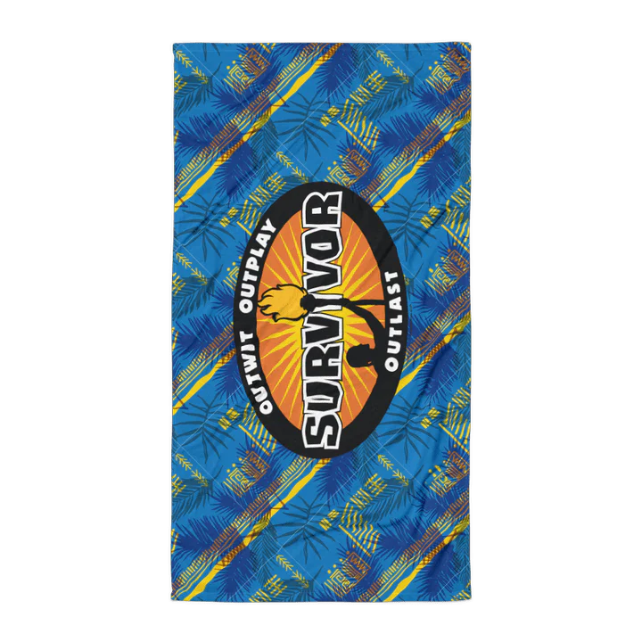 Survivor Tribal Print Beach Towel - Image 3