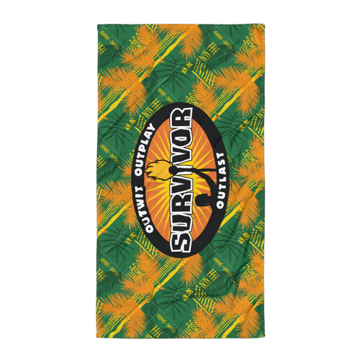 Survivor Tribal Print Beach Towel - Image 4