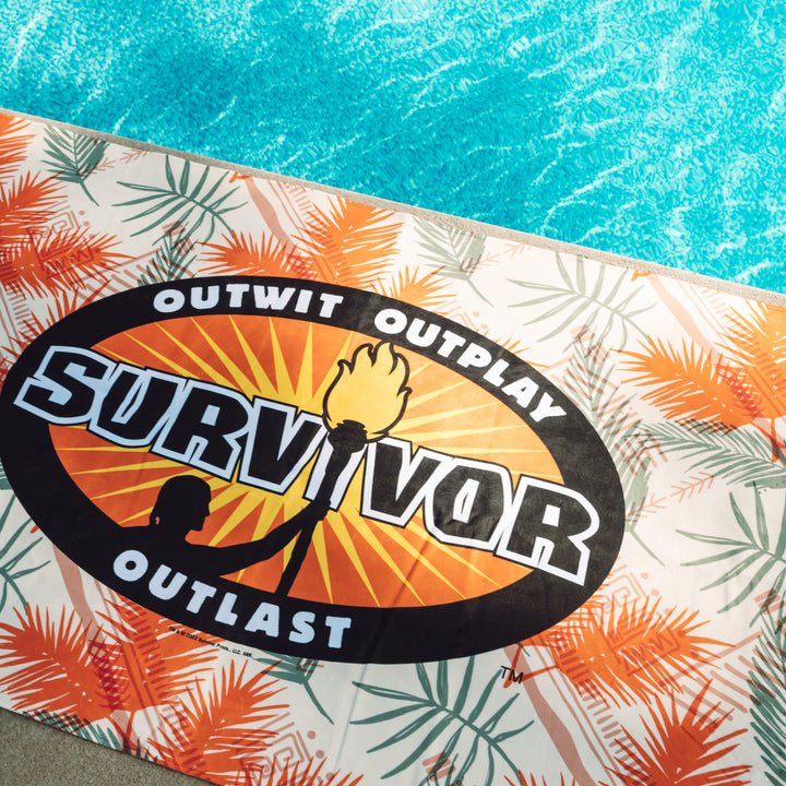 Survivor Tribal Print Beach Towel - Image 7