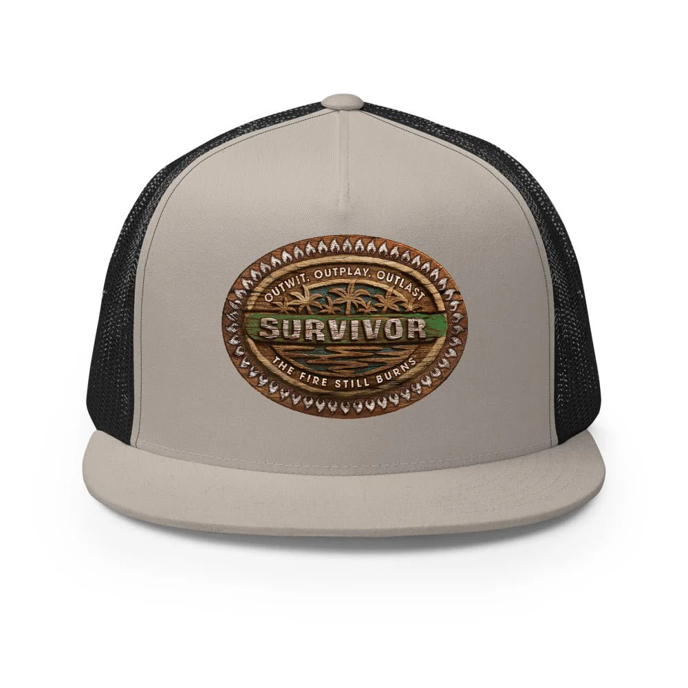 Survivor Trucker Hat The Fire Still Burns - Image 7