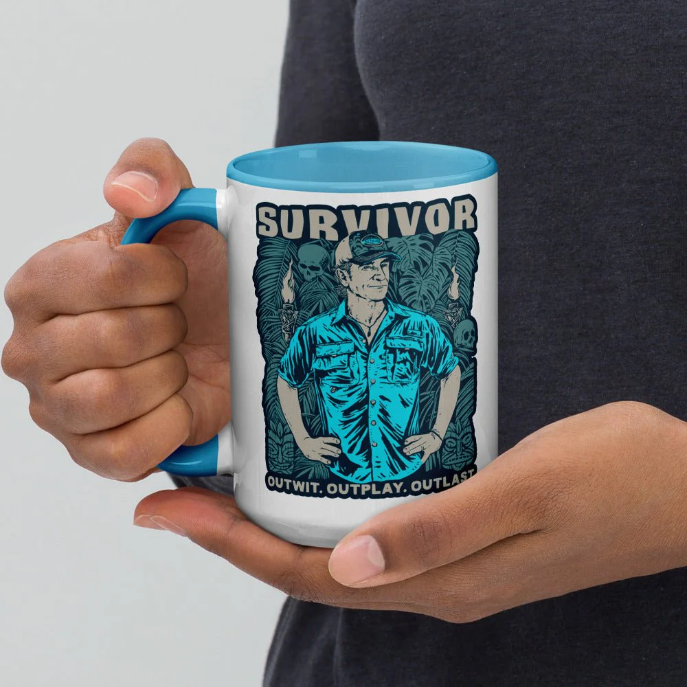 Survivor Two-Tone Mug Jeff Outwit. Outplay. Outlast. - Image 8