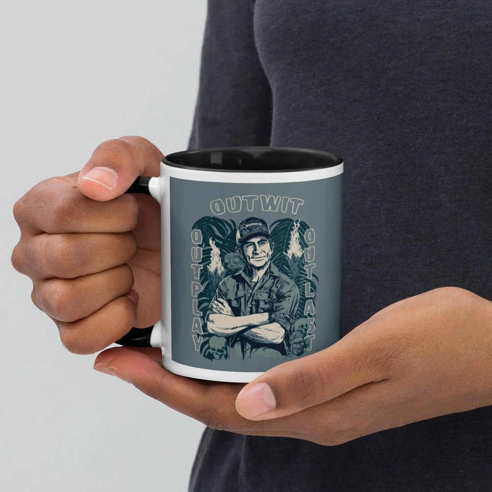 Survivor Two-Tone Mug Jeff Tribal Outwit. Outplay. Outlast. - Image 3