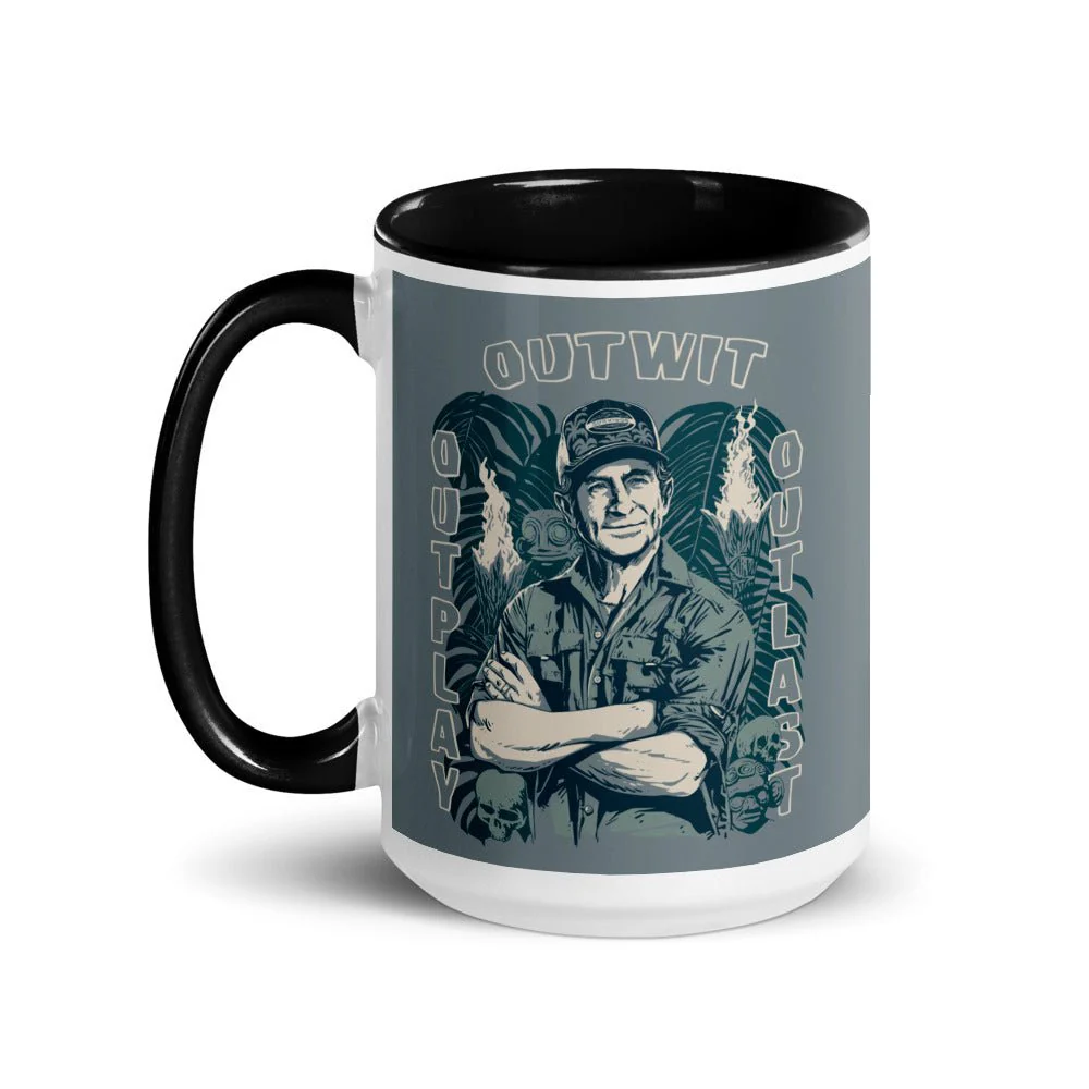 Survivor Two-Tone Mug Jeff Tribal Outwit. Outplay. Outlast. - Image 4