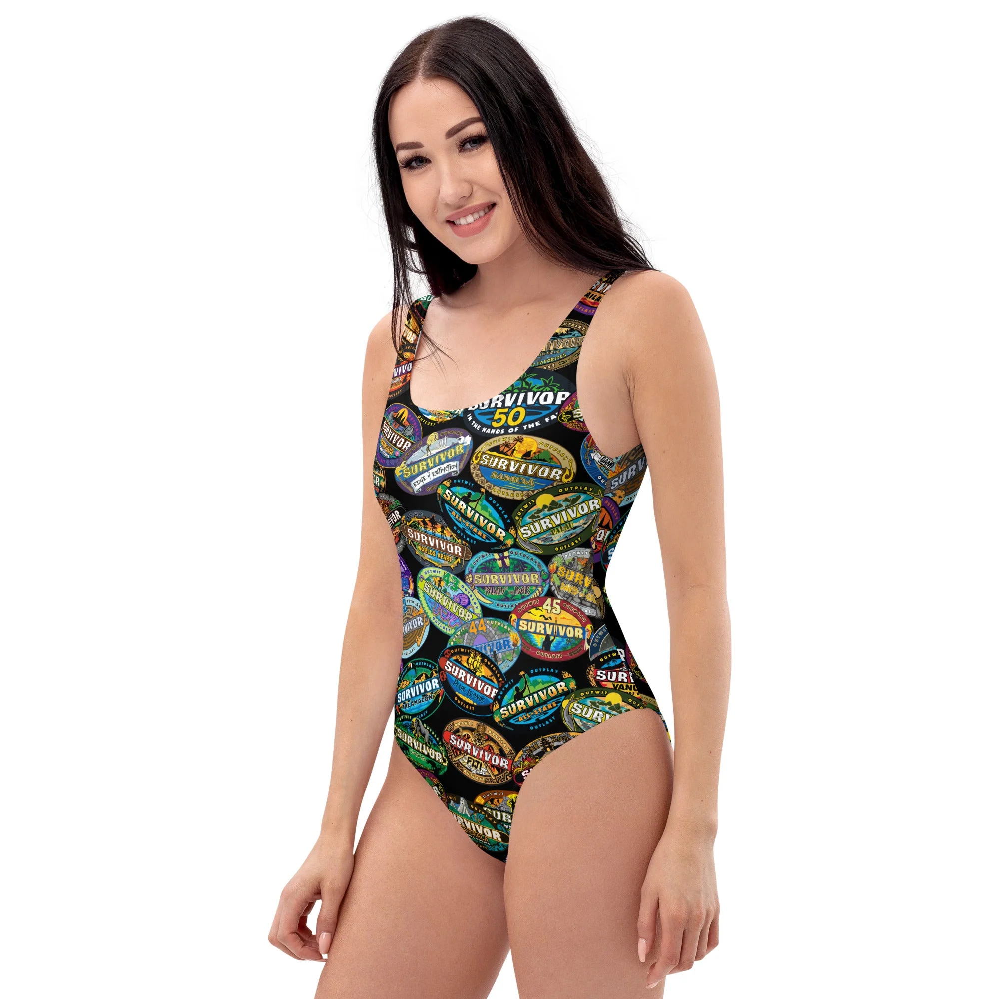 Survivor Women’s One-Piece Swimsuit Logo Toss - Image 4