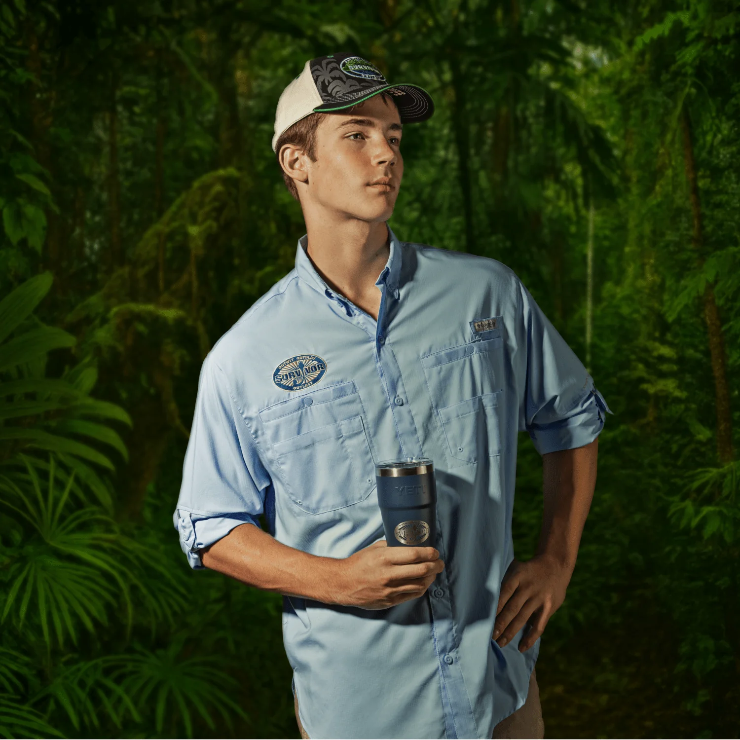 Survivor X Columbia Tamiami II Long Sleeve Shirt - Image 5