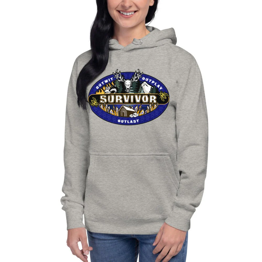 Survivor x Yellowjackets Logo Unisex Premium Hoodie - Image 8