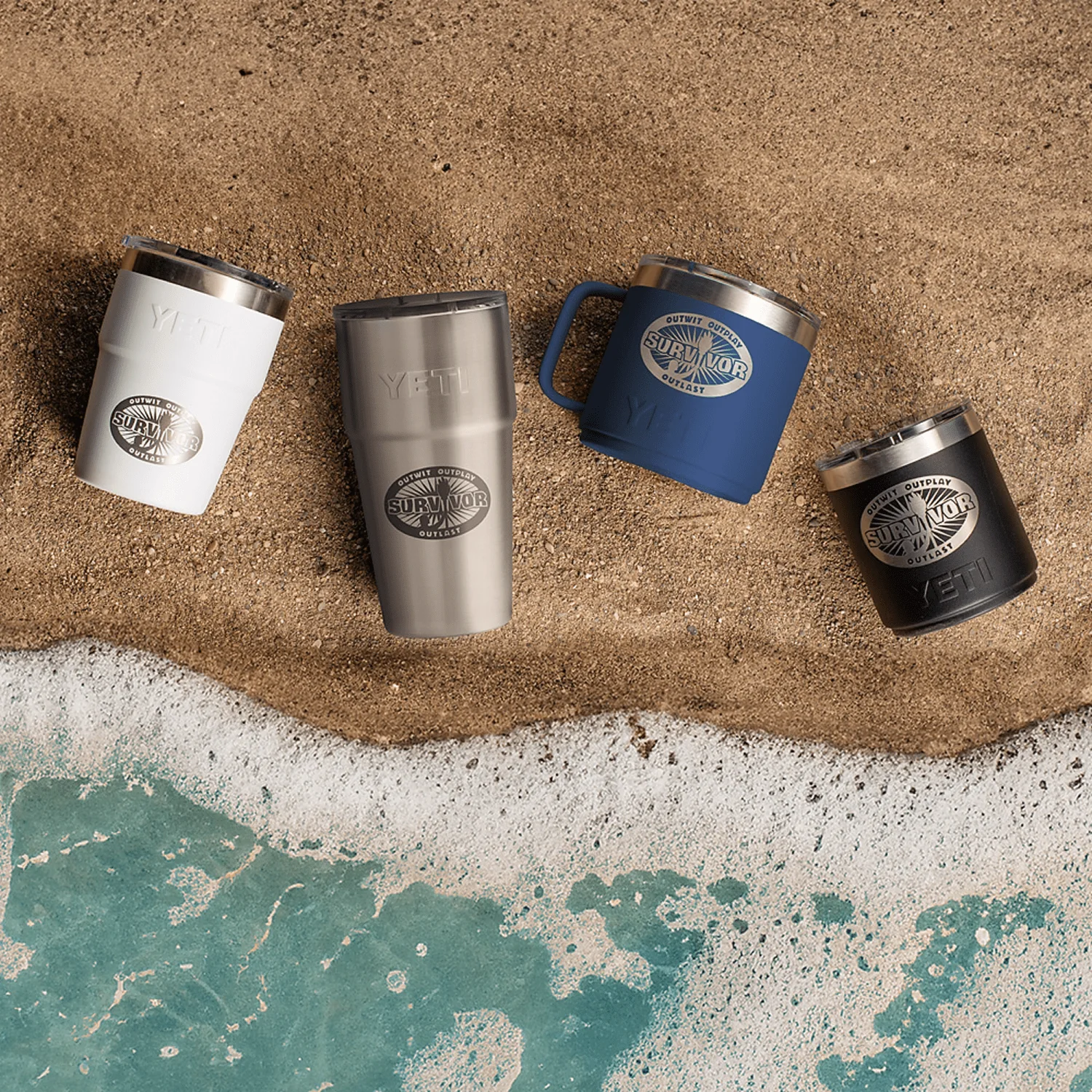 Survivor Yeti® Rambler 10oz Stackable Lowball with Lid - Image 5