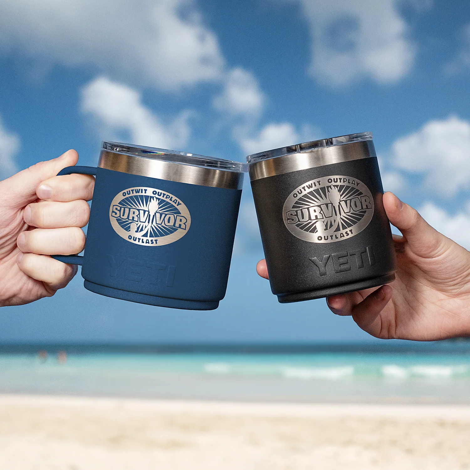 Survivor Yeti® Rambler 14oz Stackable Mug with Lid - Image 3