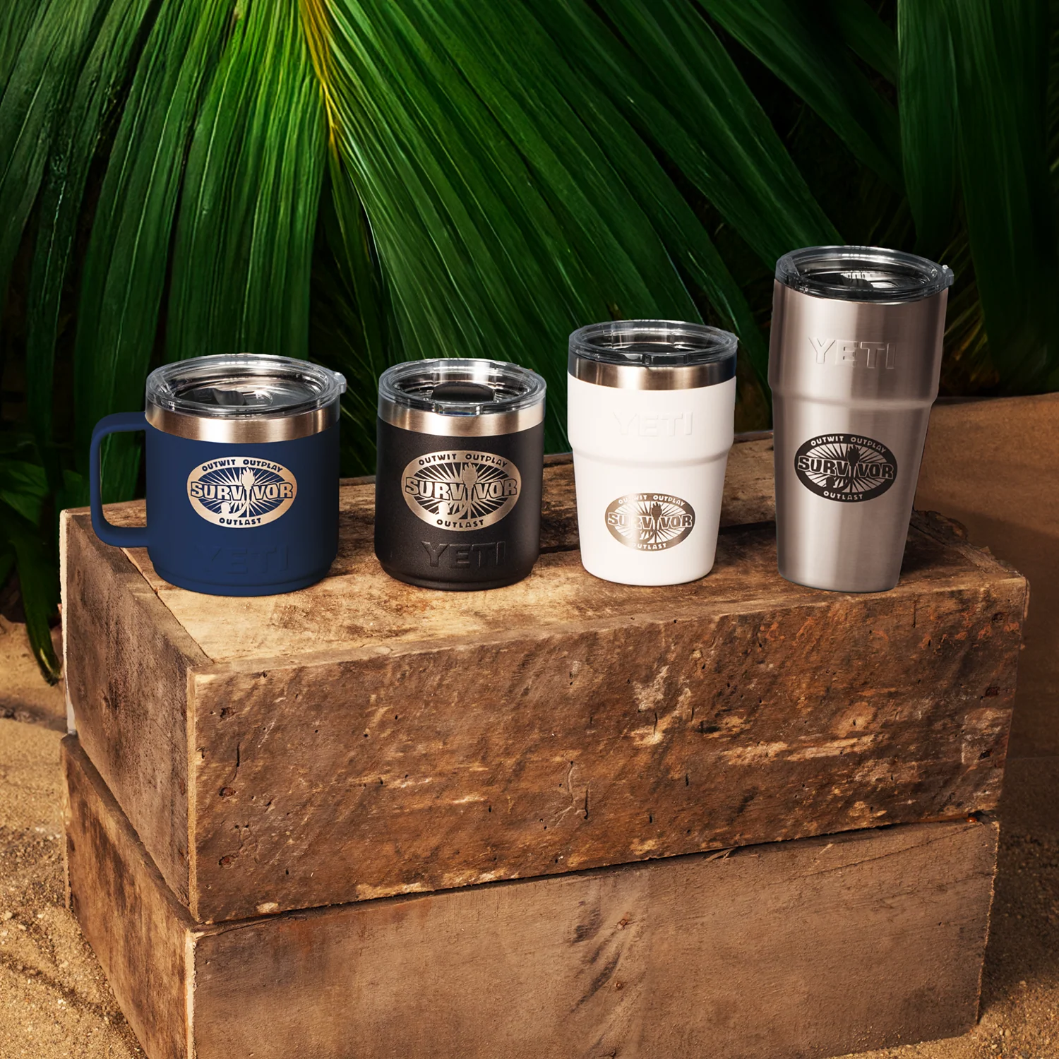 Survivor Yeti® Rambler 14oz Stackable Mug with Lid - Image 4