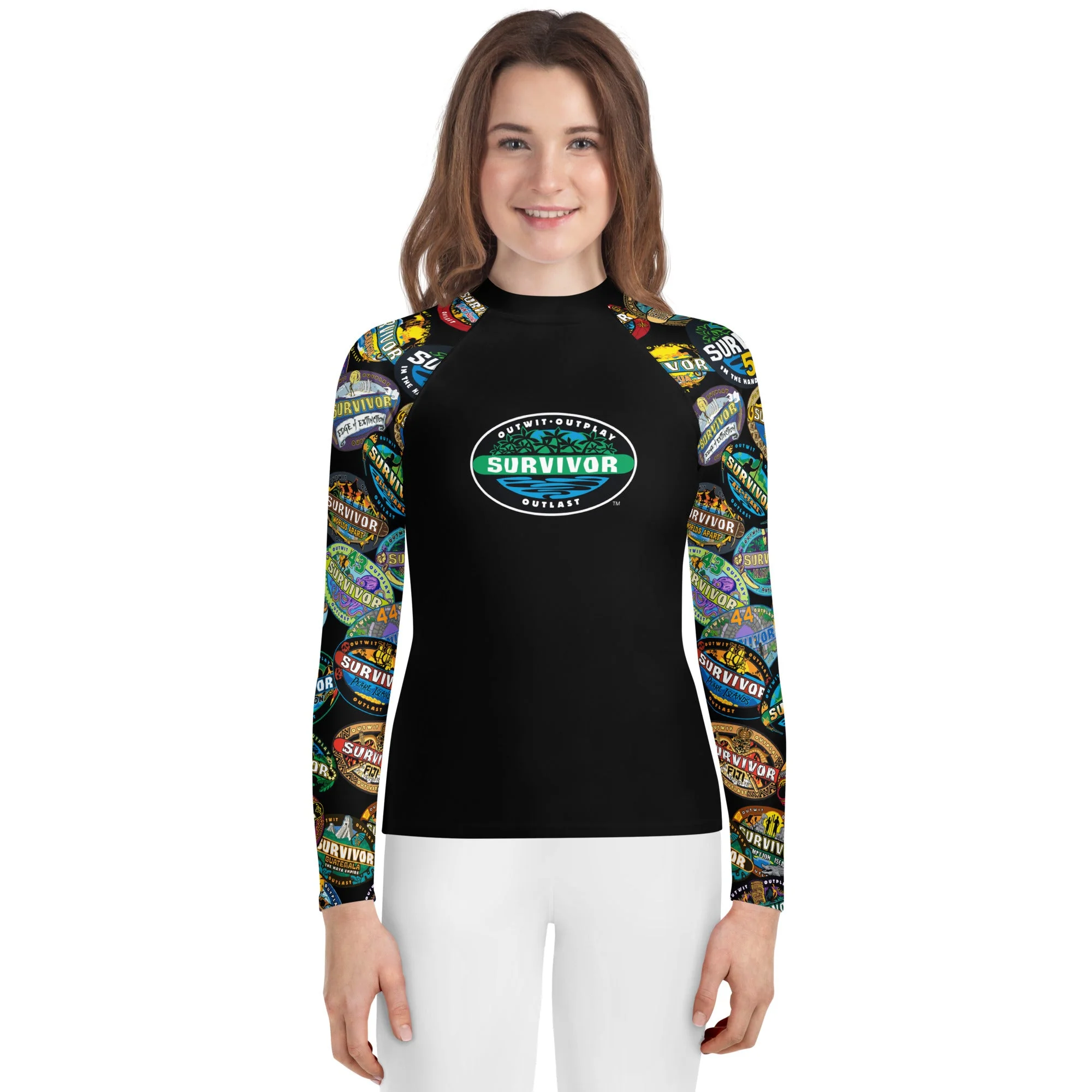 Survivor Youth Rash Guard Logo Toss - Image 5