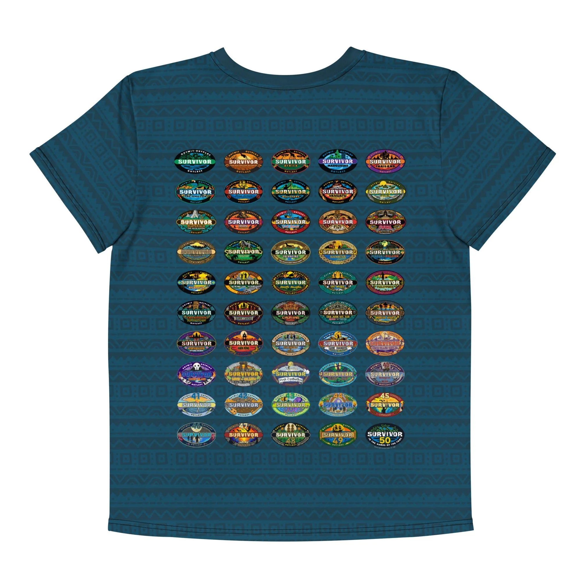 Survivor Youth T-Shirt 50 Seasons Logo