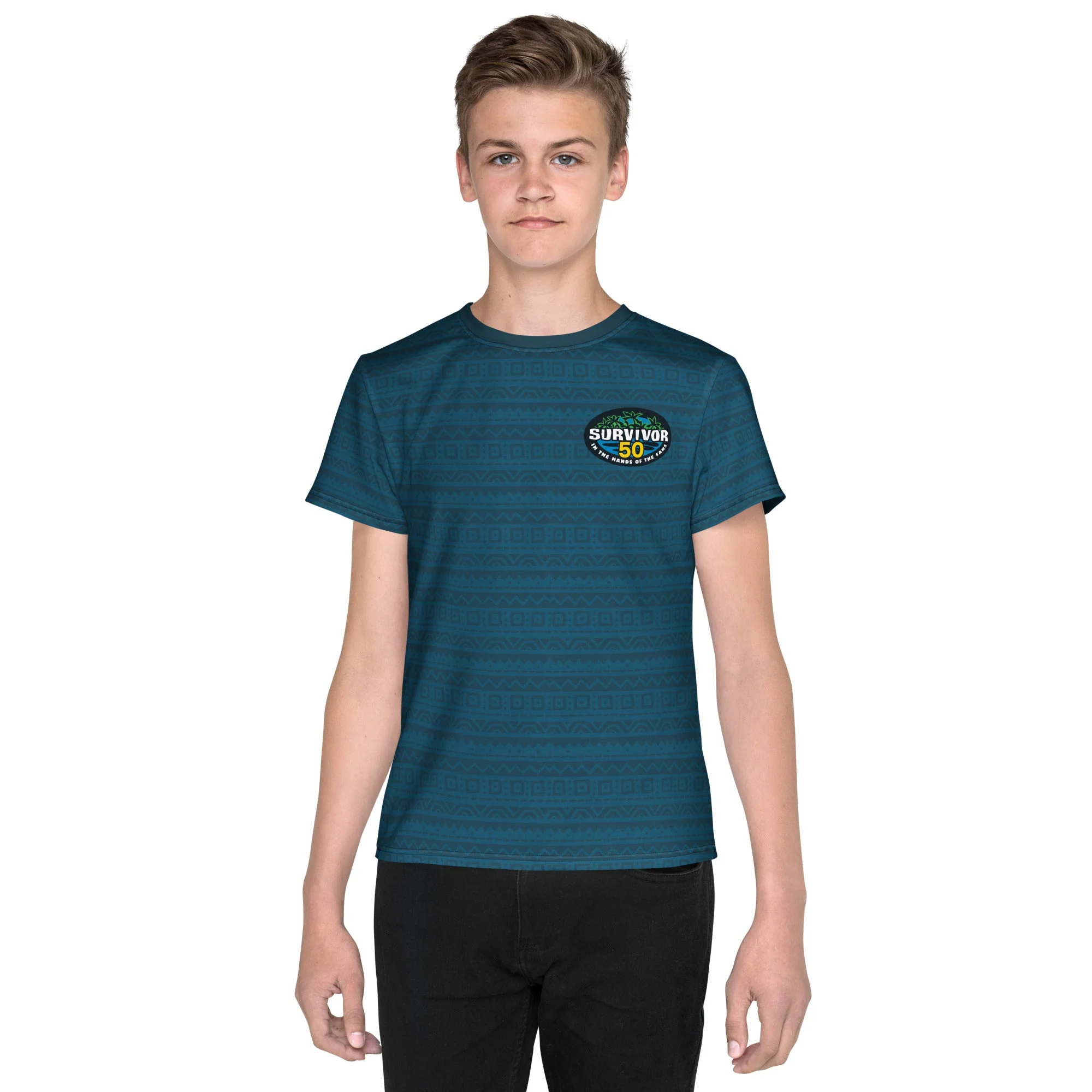 Survivor Youth T-Shirt 50 Seasons Logo - Image 4