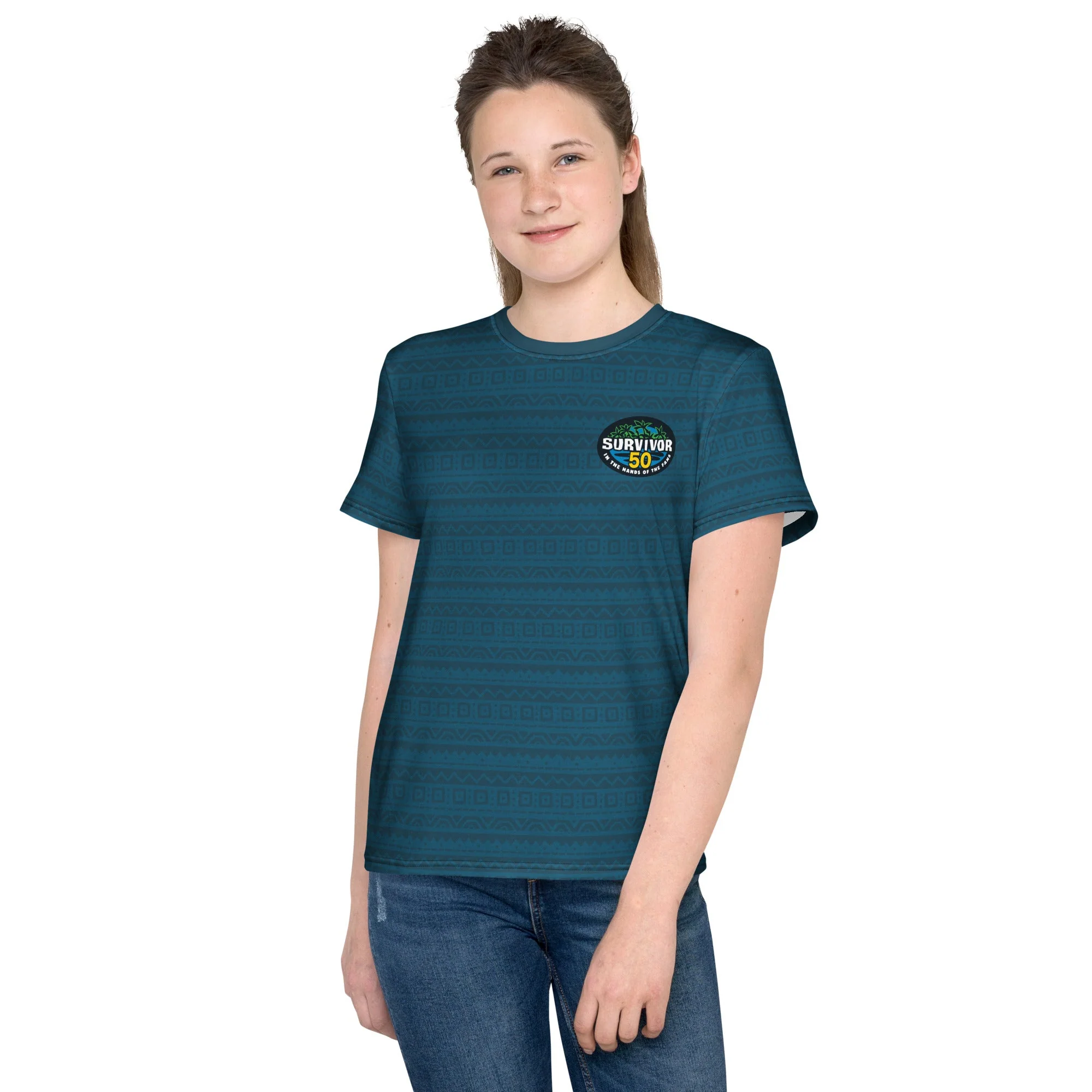 Survivor Youth T-Shirt 50 Seasons Logo - Image 6