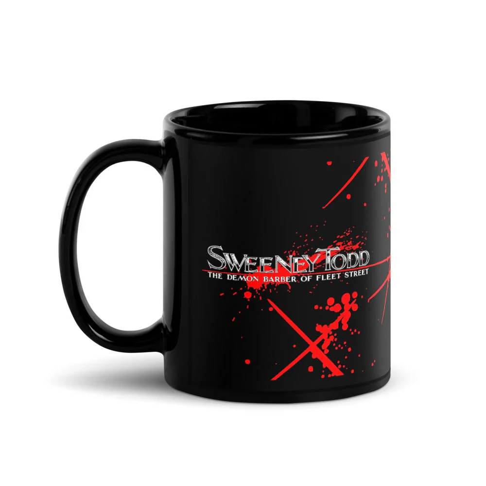 Sweeney Todd Close Shave Black Mug