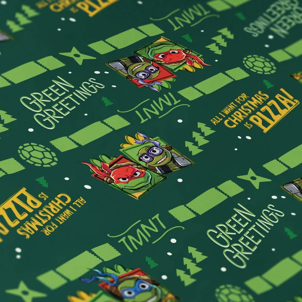 Teenage Mutant Ninja Turtles Christmas Wrapping Paper - Image 2