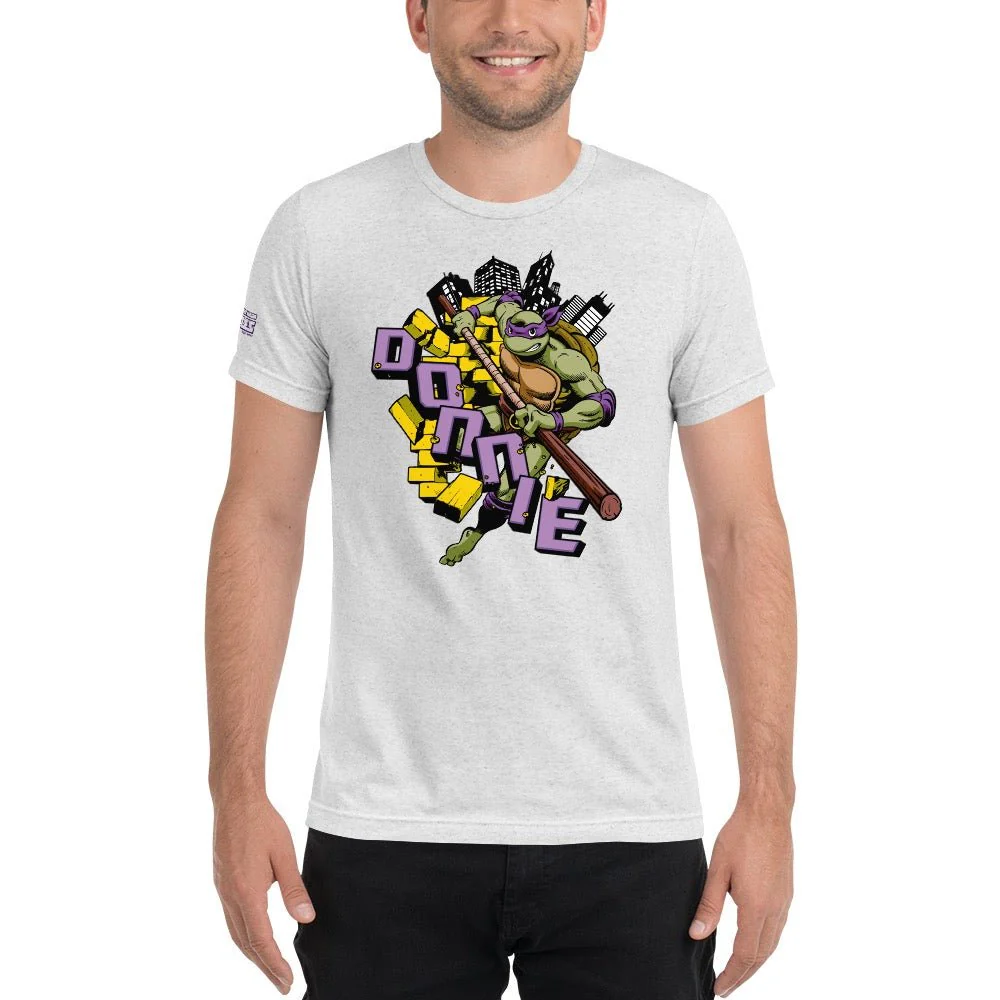 Teenage Mutant Ninja Turtles Donnie Unisex Tri-Blend T-Shirt - Image 6
