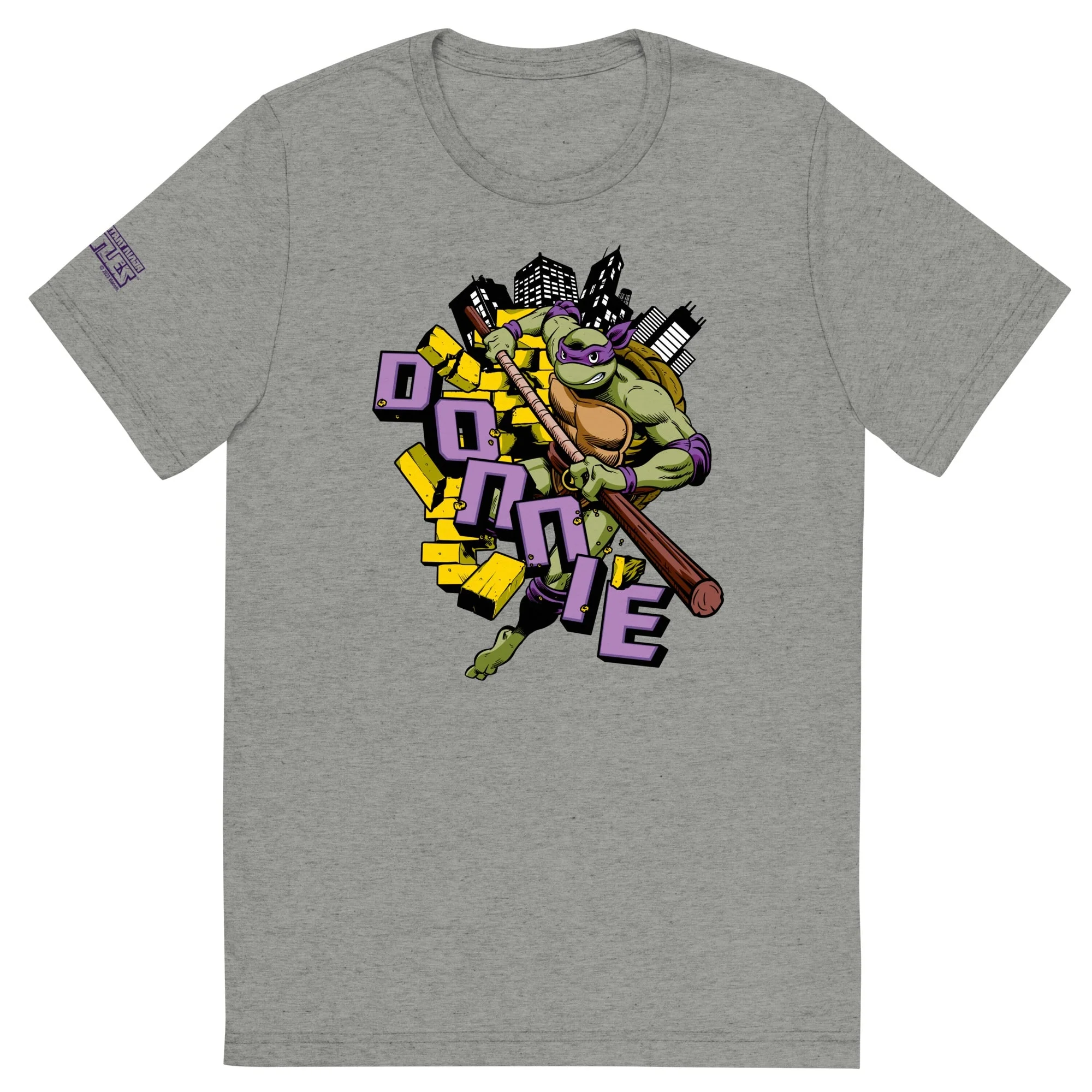Teenage Mutant Ninja Turtles Donnie Unisex Tri-Blend T-Shirt - Image 7