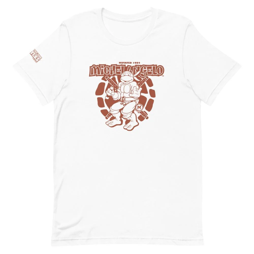 Teenage Mutant Ninja Turtles Michelangelo Adult Short Sleeve T-Shirt - Image 5
