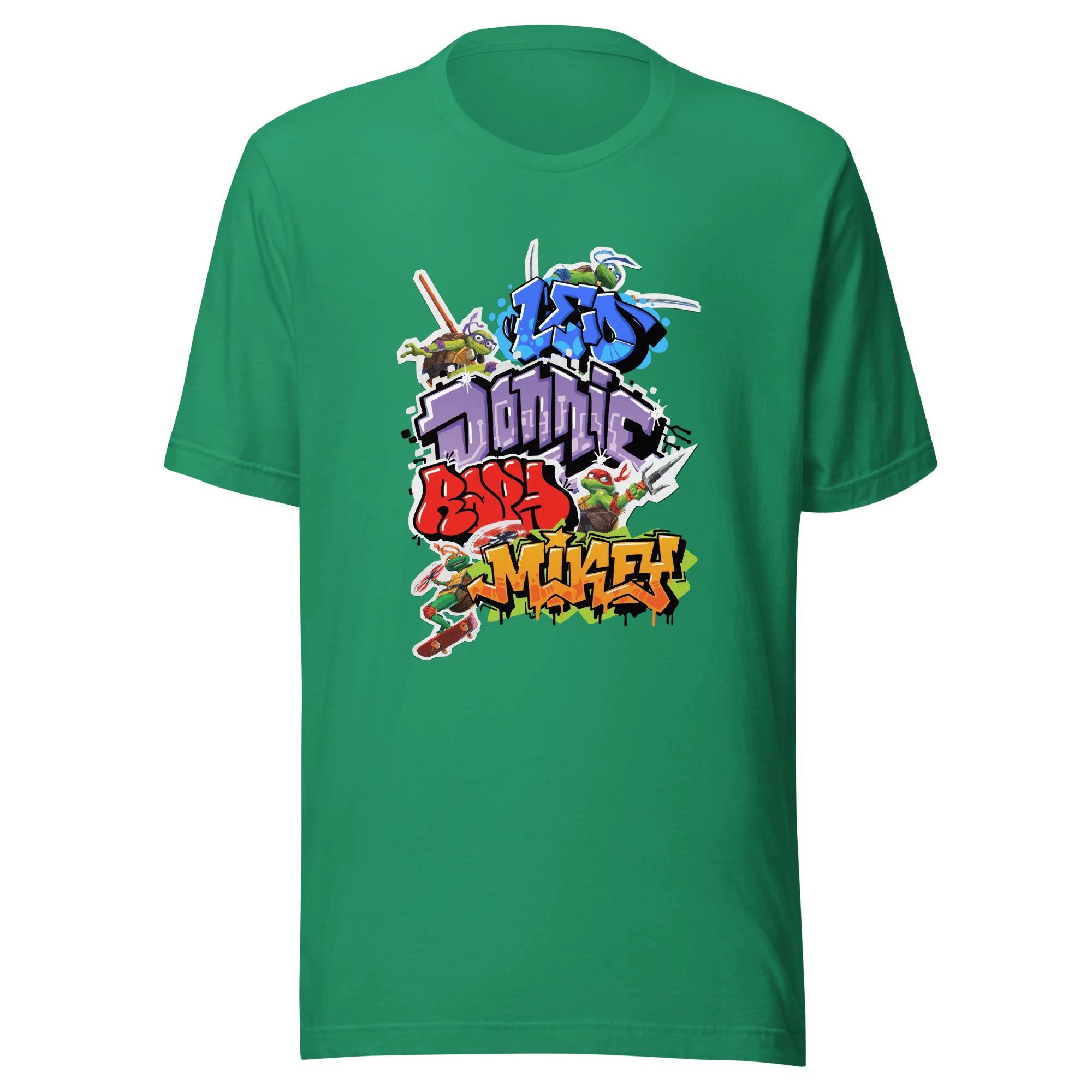 Teenage Mutant Ninja Turtles: Mutant Mayhem Graffiti Adult Short Sleeve T-Shirt