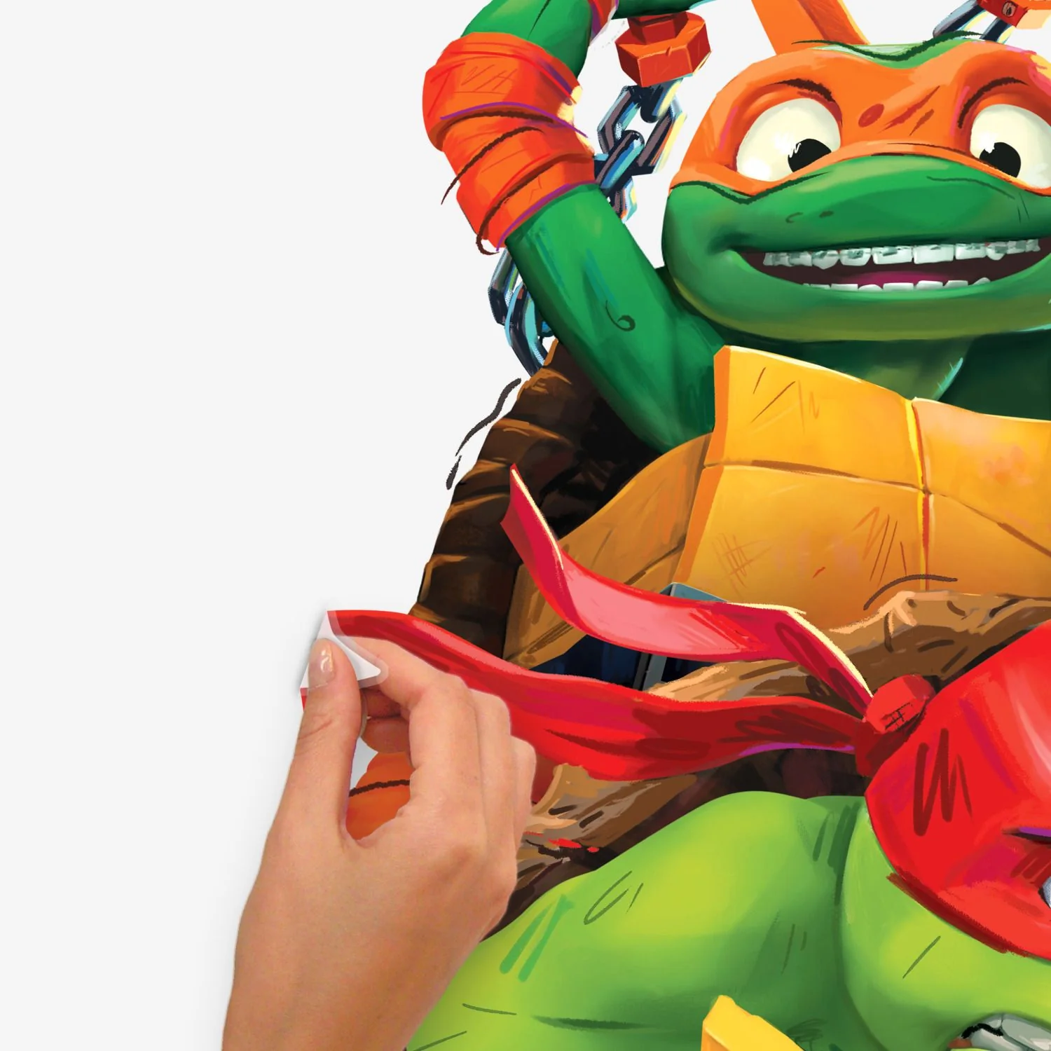 Teenage Mutant Ninja Turtles: Mutant Mayhem Group Giant Wall Decals - Image 2