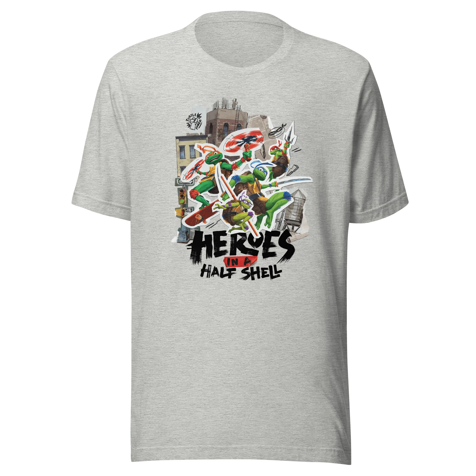 Teenage Mutant Ninja Turtles: Mutant Mayhem Heroes In A Half Shell Adult Short Sleeve T-Shirt - Image 4