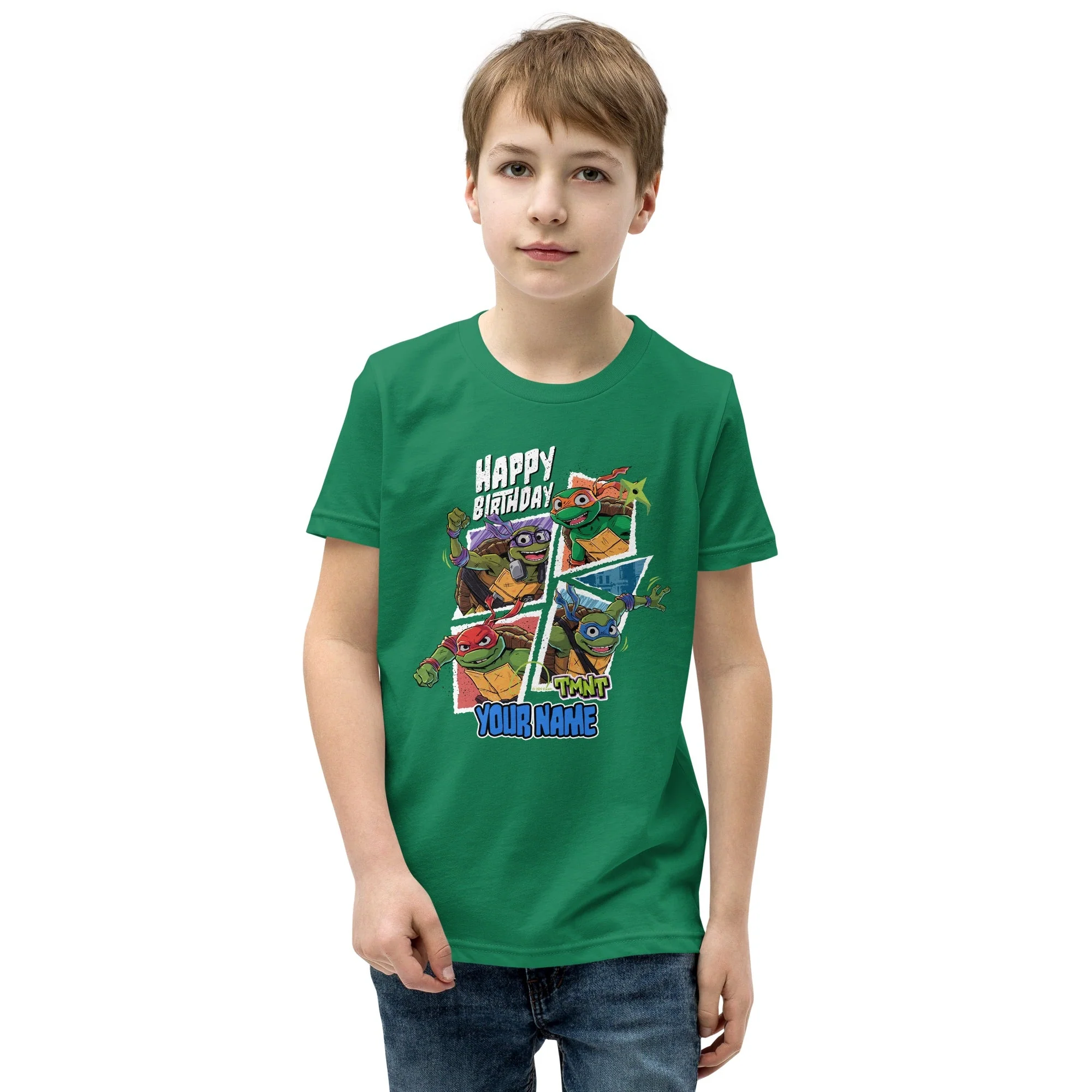 Teenage Mutant Ninja Turtles: Mutant Mayhem Personalized Birthday Kids T-Shirt - Image 3