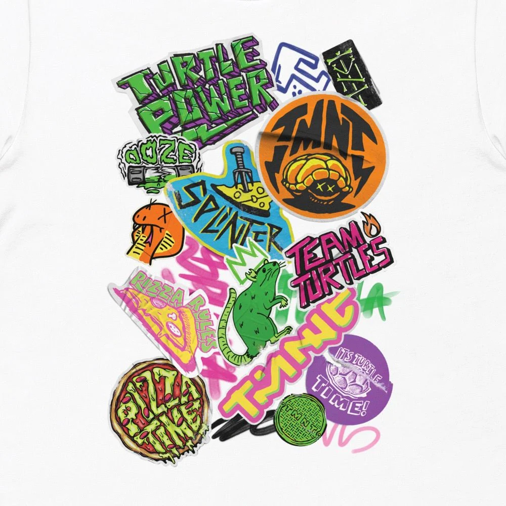 Teenage Mutant Ninja Turtles: Mutant Mayhem Sticker Medley T-Shirt - Image 2